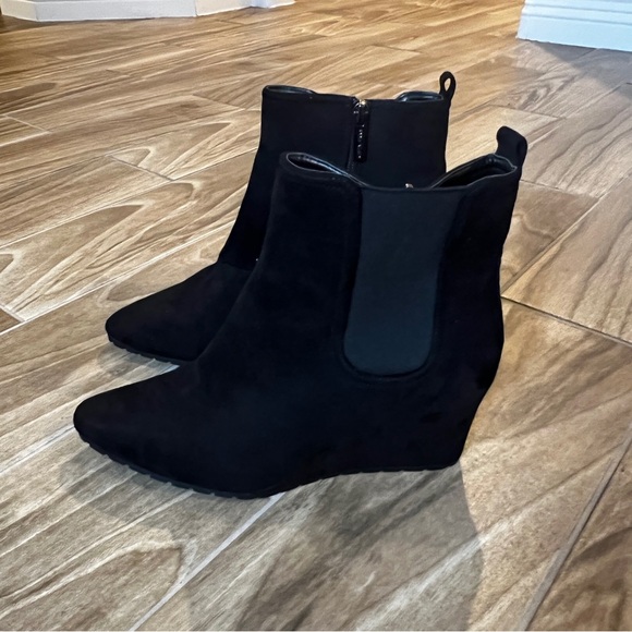 Anne Klein NEW Valore Chelse Wedge Booties SIZE 10 - Picture 3 of 8